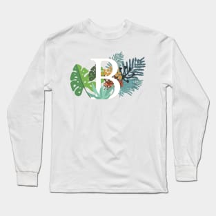 Plant Letter B Long Sleeve T-Shirt